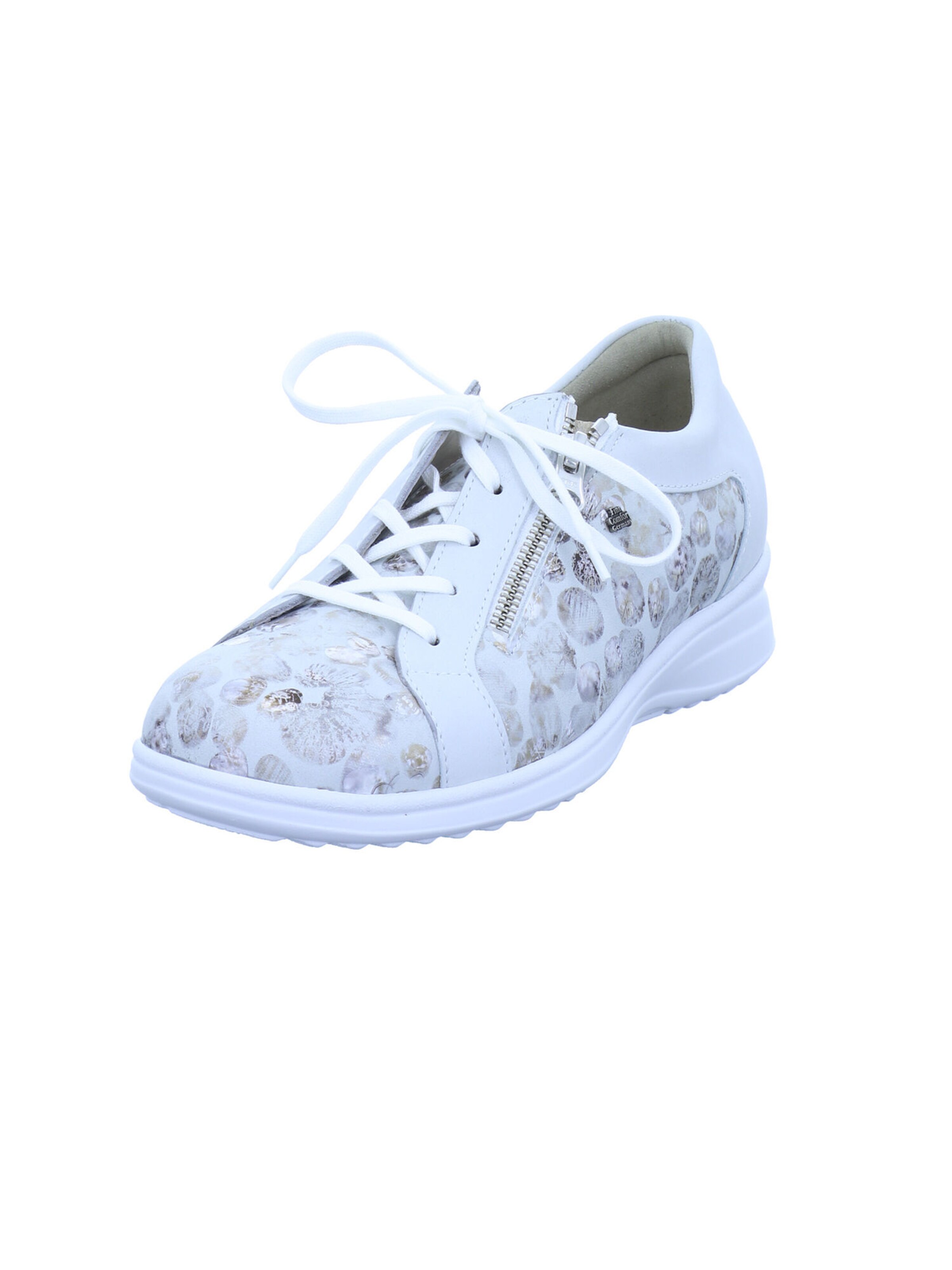 Finn Comfort Lace-Up Shoes 'Bexley' in Grey: front