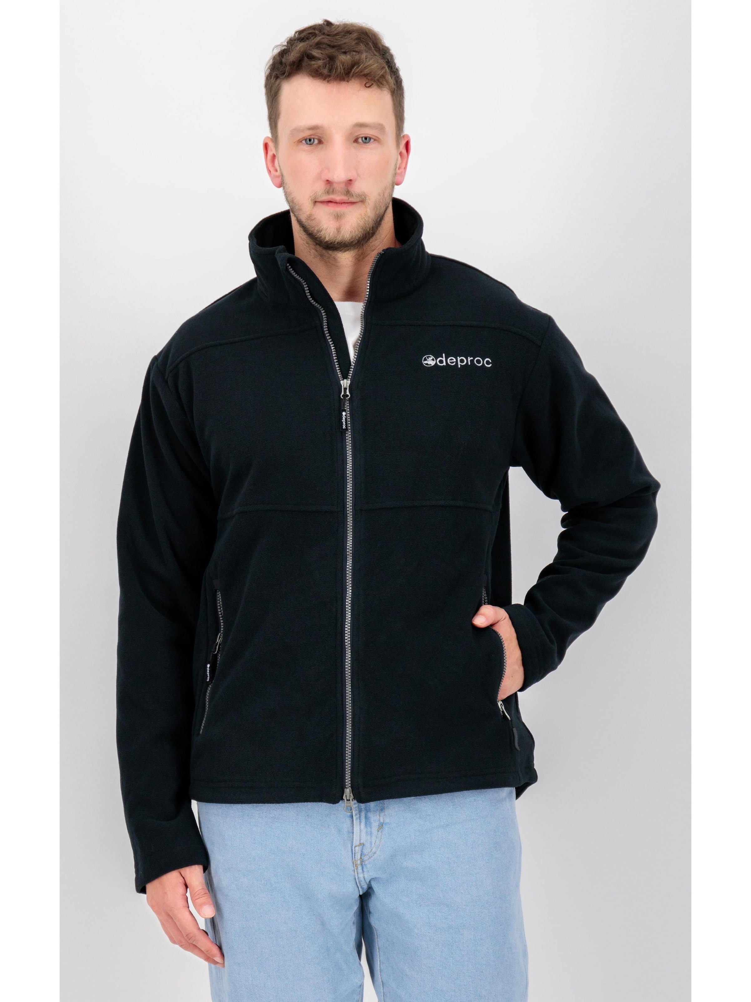 deproc Fleecejacke 'SEWARD MN'‌‌‌ in Grau: Vorderseite