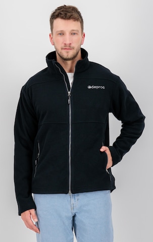 deproc Fleecejacke 'SEWARD MN' in Grau: Vorderseite