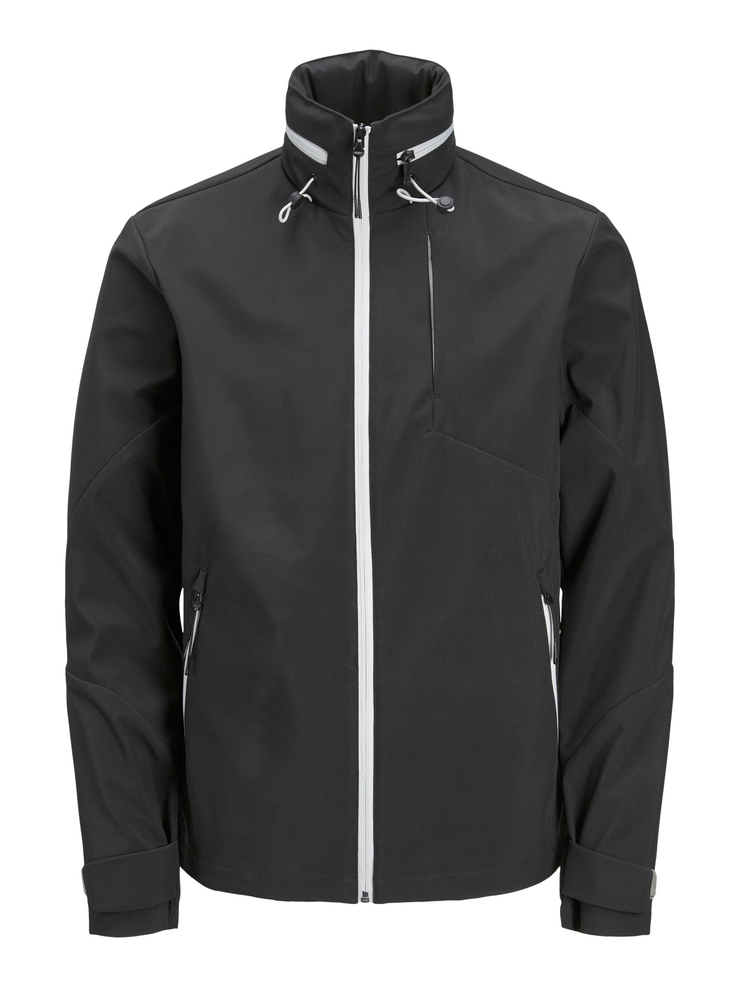 JACK & JONES Jacke 'Flit' in Schwarz: Vorderseite