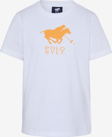 Polo Sylt T-Shirt in Weiß: predná strana