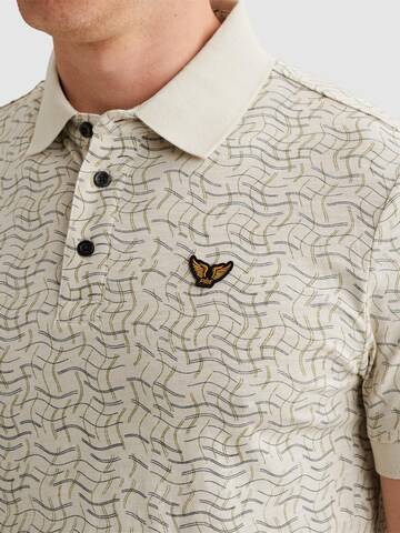 PME Legend - Camiseta 'Polo shirt in 100% cotton with allover print' en beige