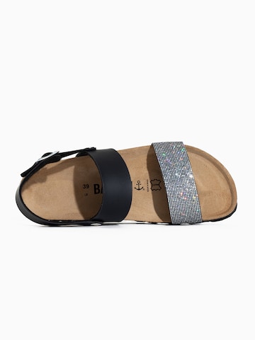 Bayton - Sandalias con hebilla 'Lilia' en negro