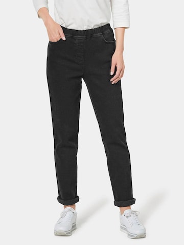 Goldner Regular Jeans in Black: front