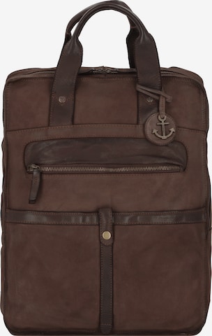 Harbour 2nd Backpack in Brown: front