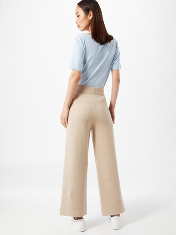 Wide leg Pantaloni 'Mysa' de la OPUS pe bej