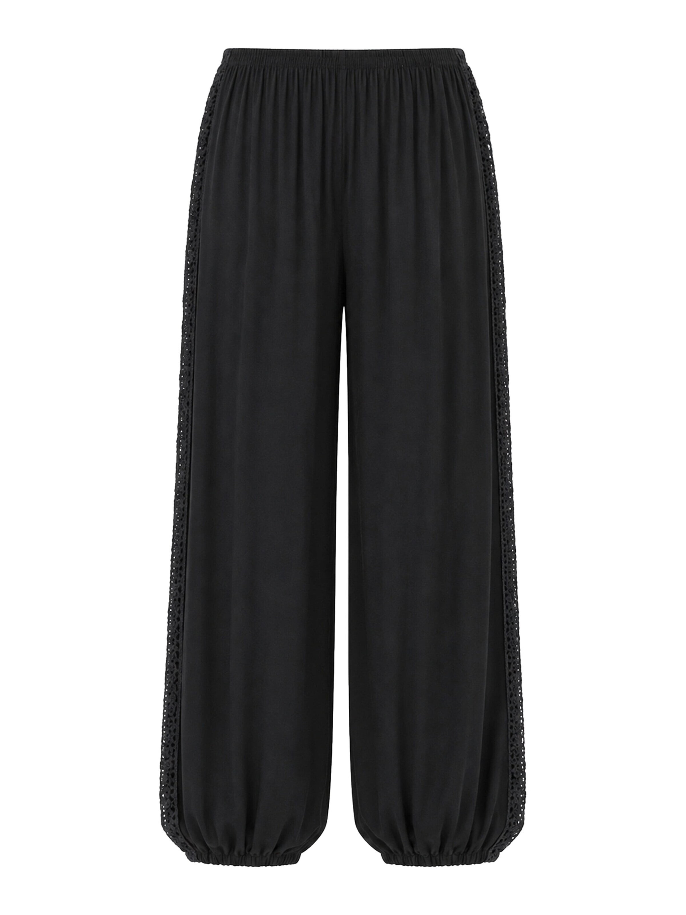 SASSYCLASSY Barrel Byxa i svart: framsida