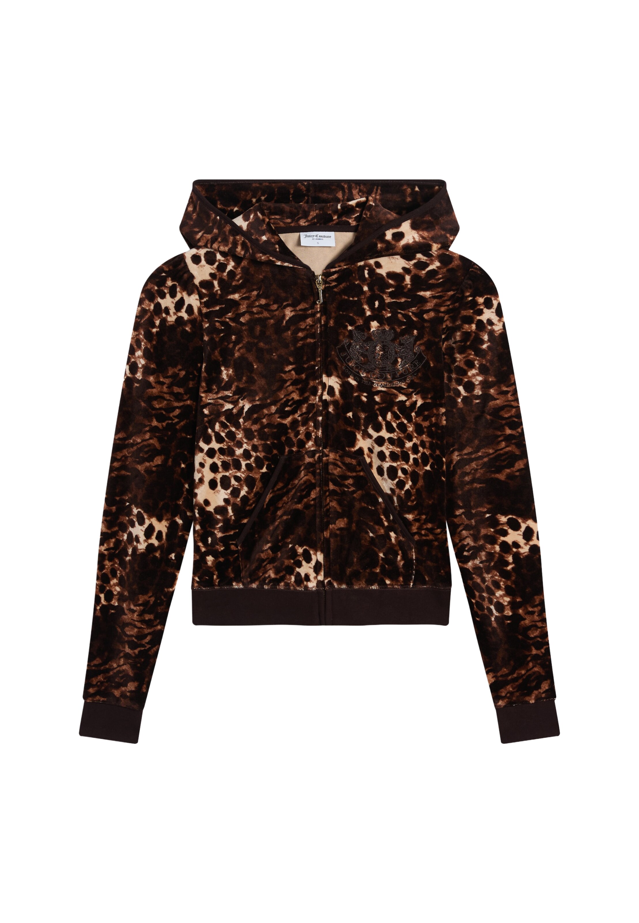 Giacca di felpa 'ROBYN' di Juicy Couture in marrone: frontale