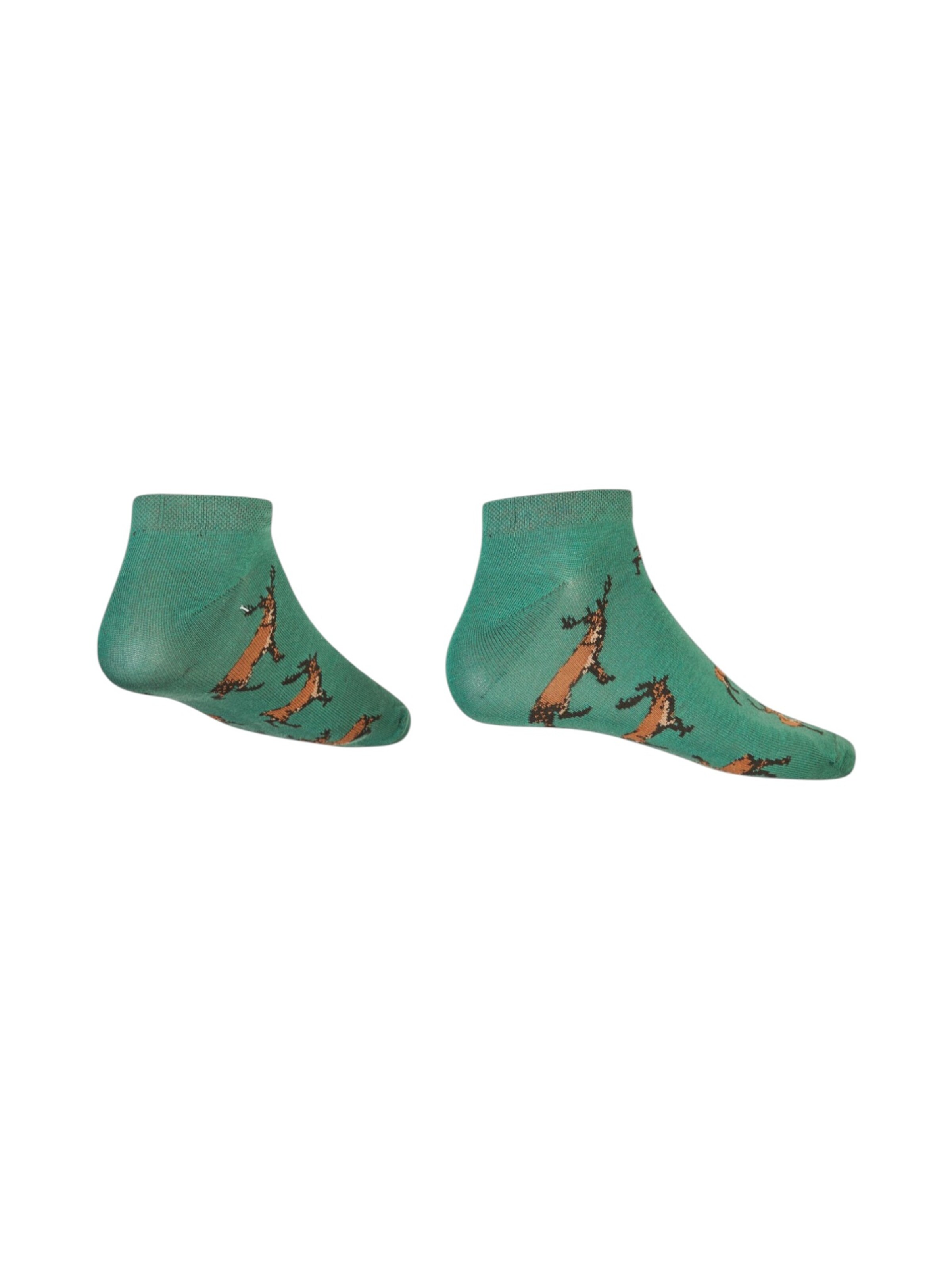 AbgeStrumpft Socks 'Hirsch' in Green