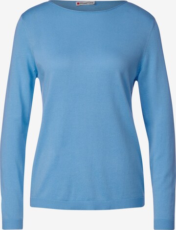 STREET ONE Sweater in Blue: front