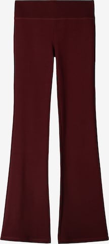 Bershka Trousers in Red: front