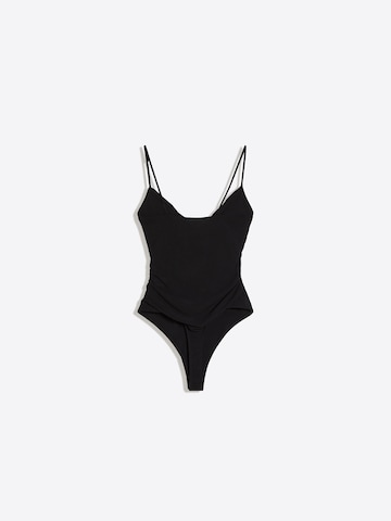 Shirtbody Bershka en noir