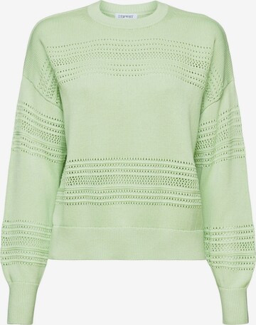 Pull-over ESPRIT en vert : devant