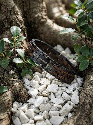 Holzwerk Bracelet 'FEDERSEE' in Brown