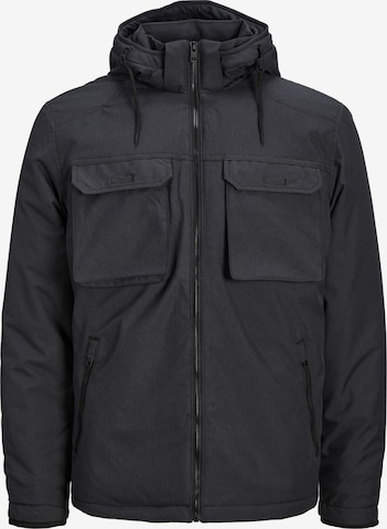 JACK & JONES Between-season jacket 'AXE' in Black: front