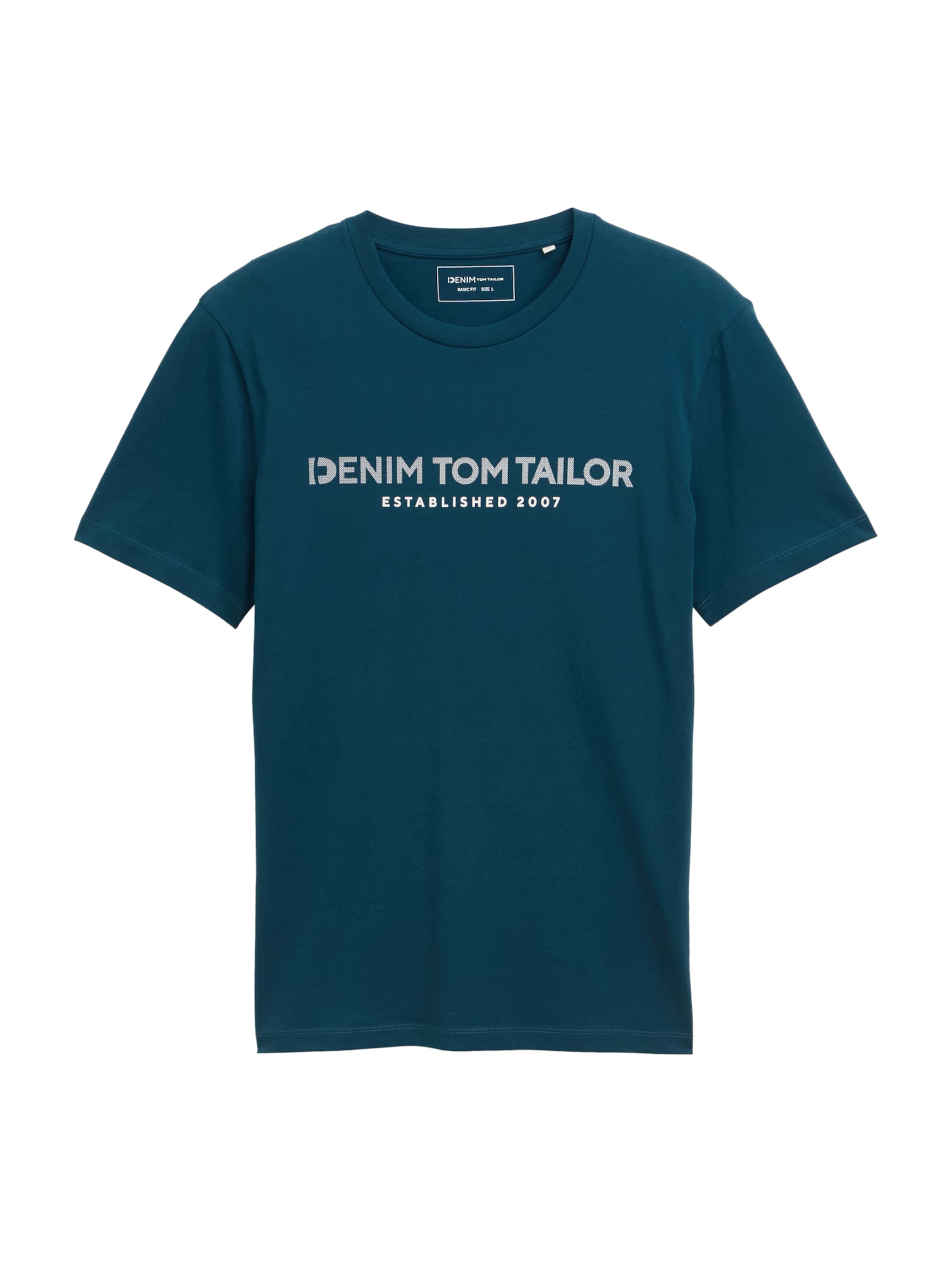 TOM TAILOR DENIM Shirt in Blue: front