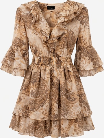 Elena Athanasiadou Cocktailmekko 'Natalia' värissä beige: etupuoli