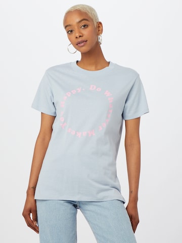 T-shirt Cotton On en bleu : devant