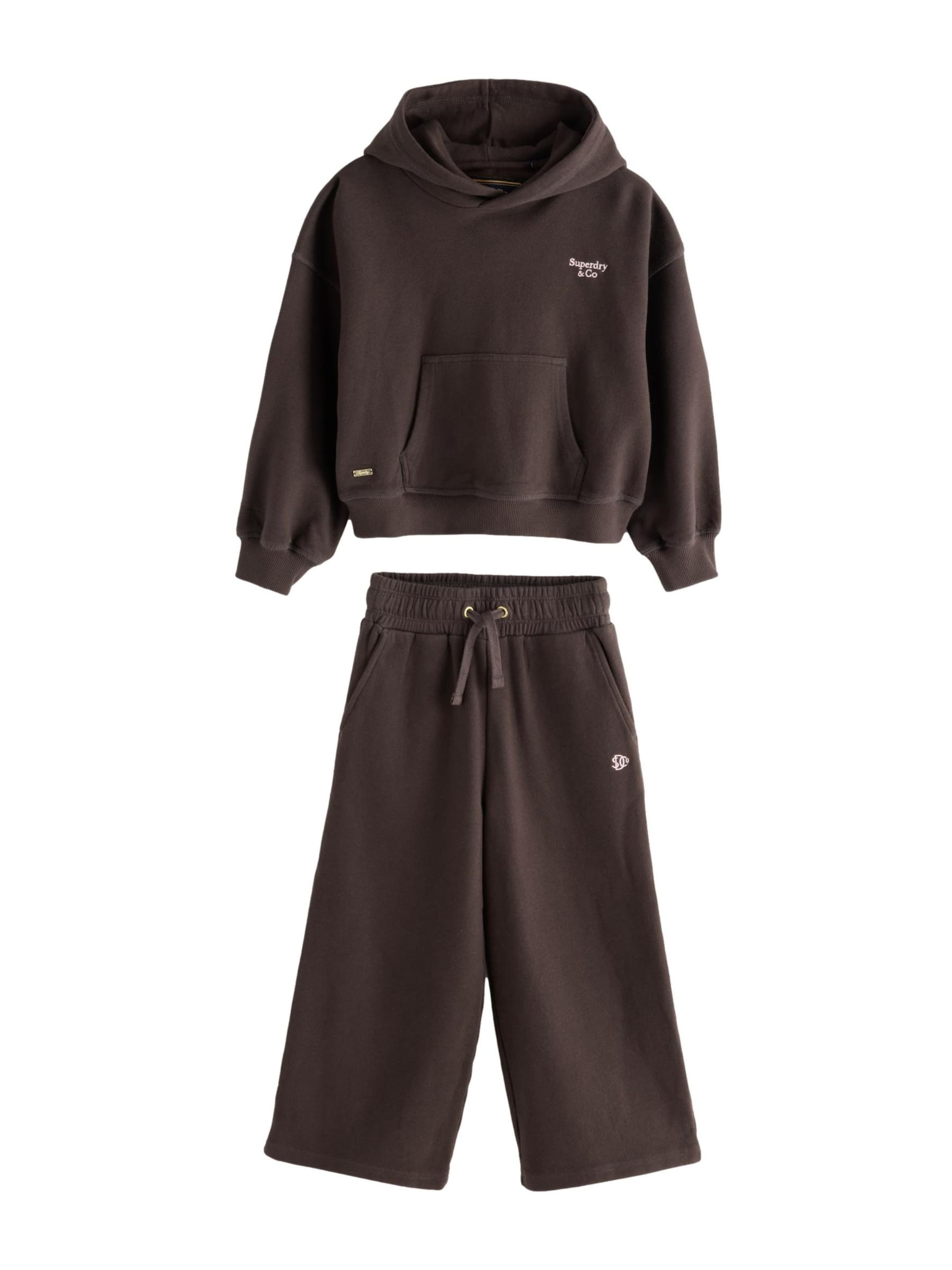 Superdry & Co - Conjunto en marrón: frente