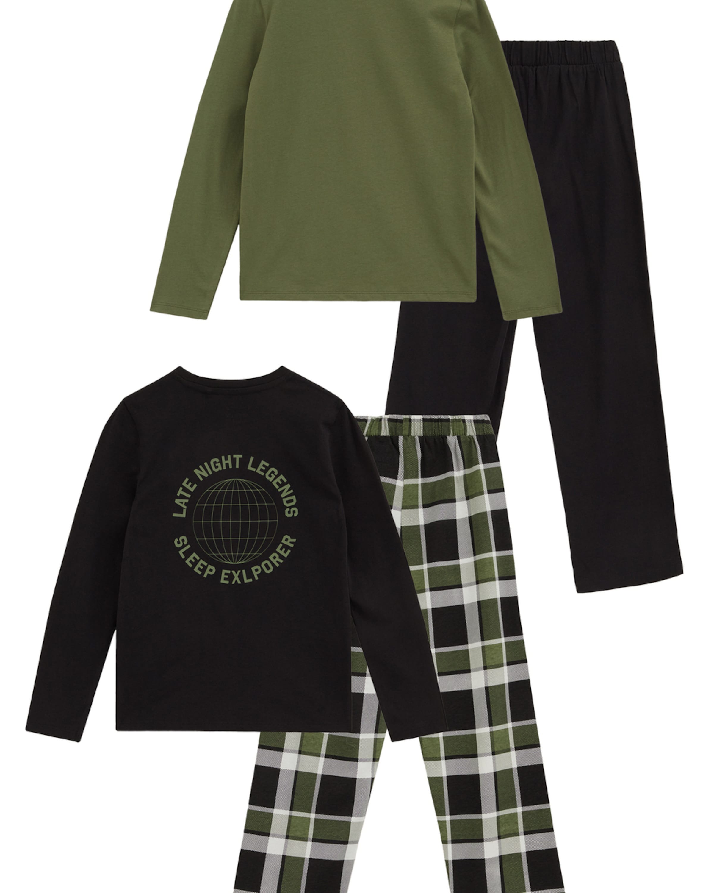 WE Fashion Пижама в Черный