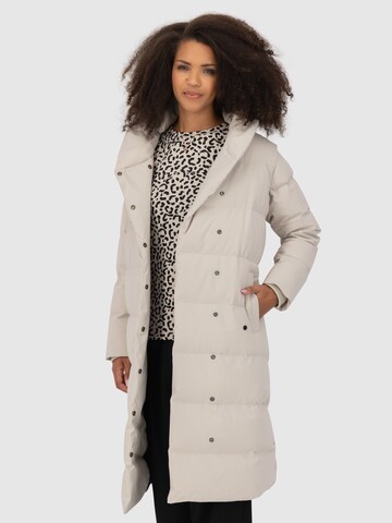 Alife and Kickin Vinterkappa 'Fleur' i beige