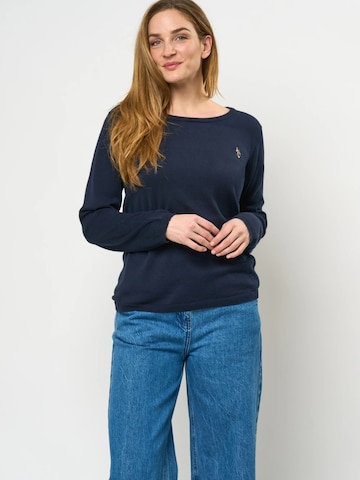 U.S. POLO ASSN. Pullover 'May' in Blau: Vorderseite