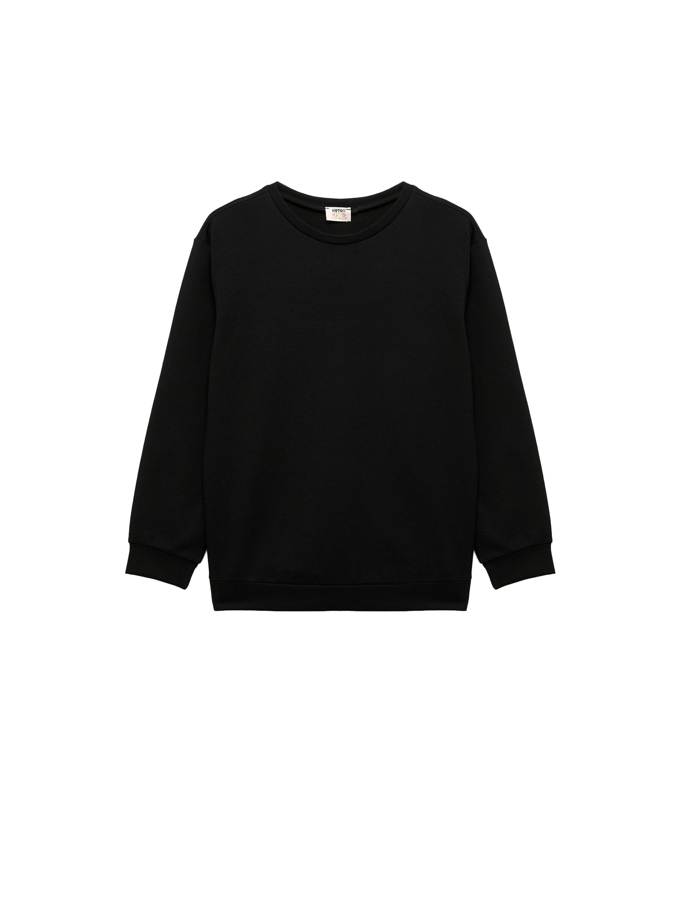 Koton Sweatshirt in Zwart: voorkant