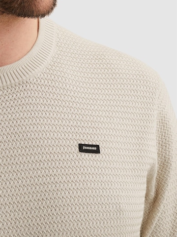 T-Shirt 'T-shirt in cotton/modal with texture' VANGUARD en beige
