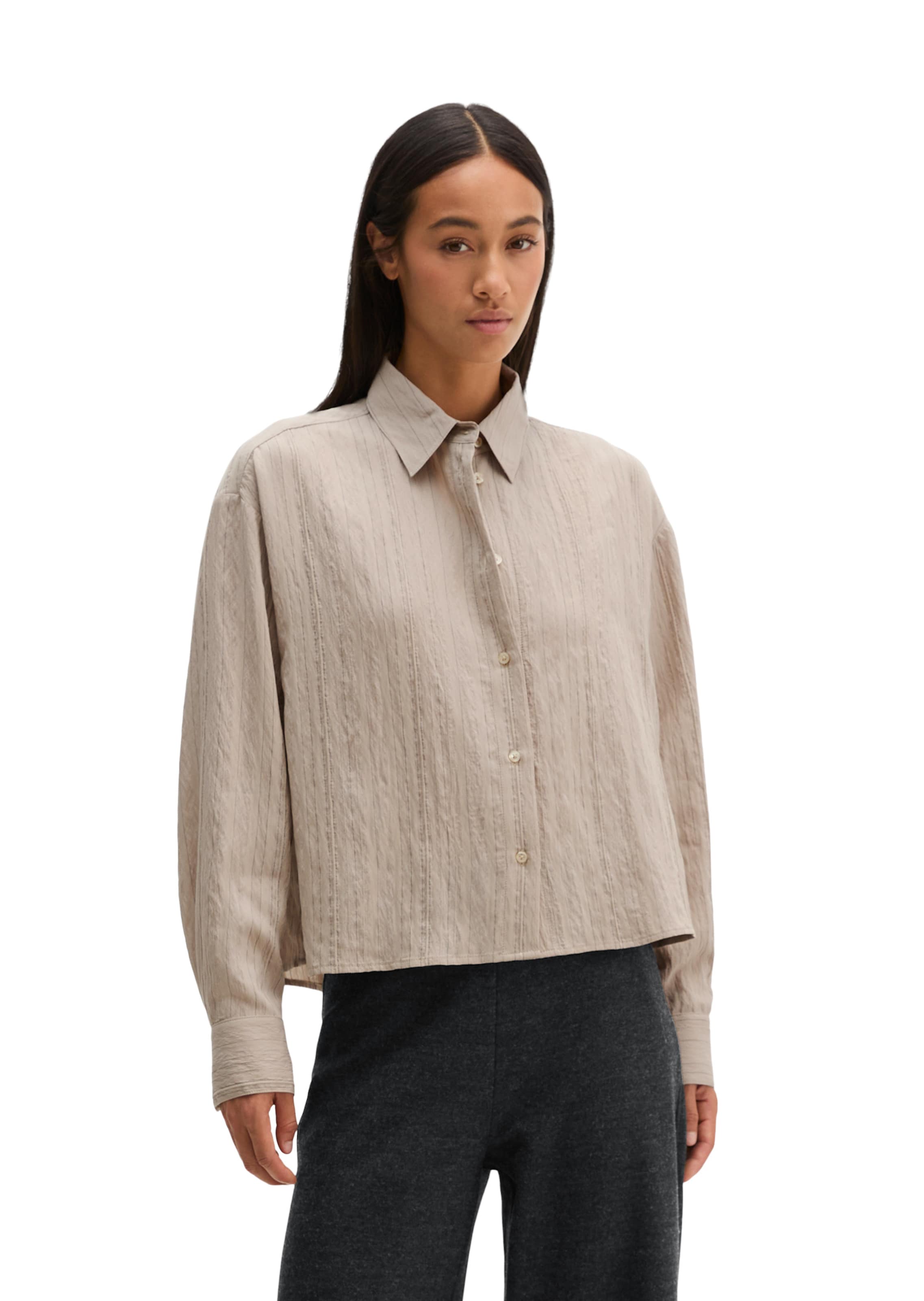 Marc O'Polo Blouse in Beige: front