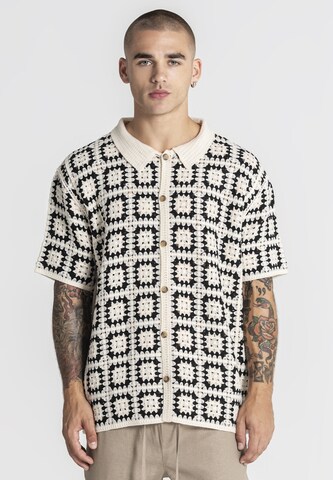 Coupe regular Chemise Gianni Kavanagh en beige : devant