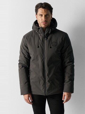 Veste d’hiver KOROSHI en vert : devant