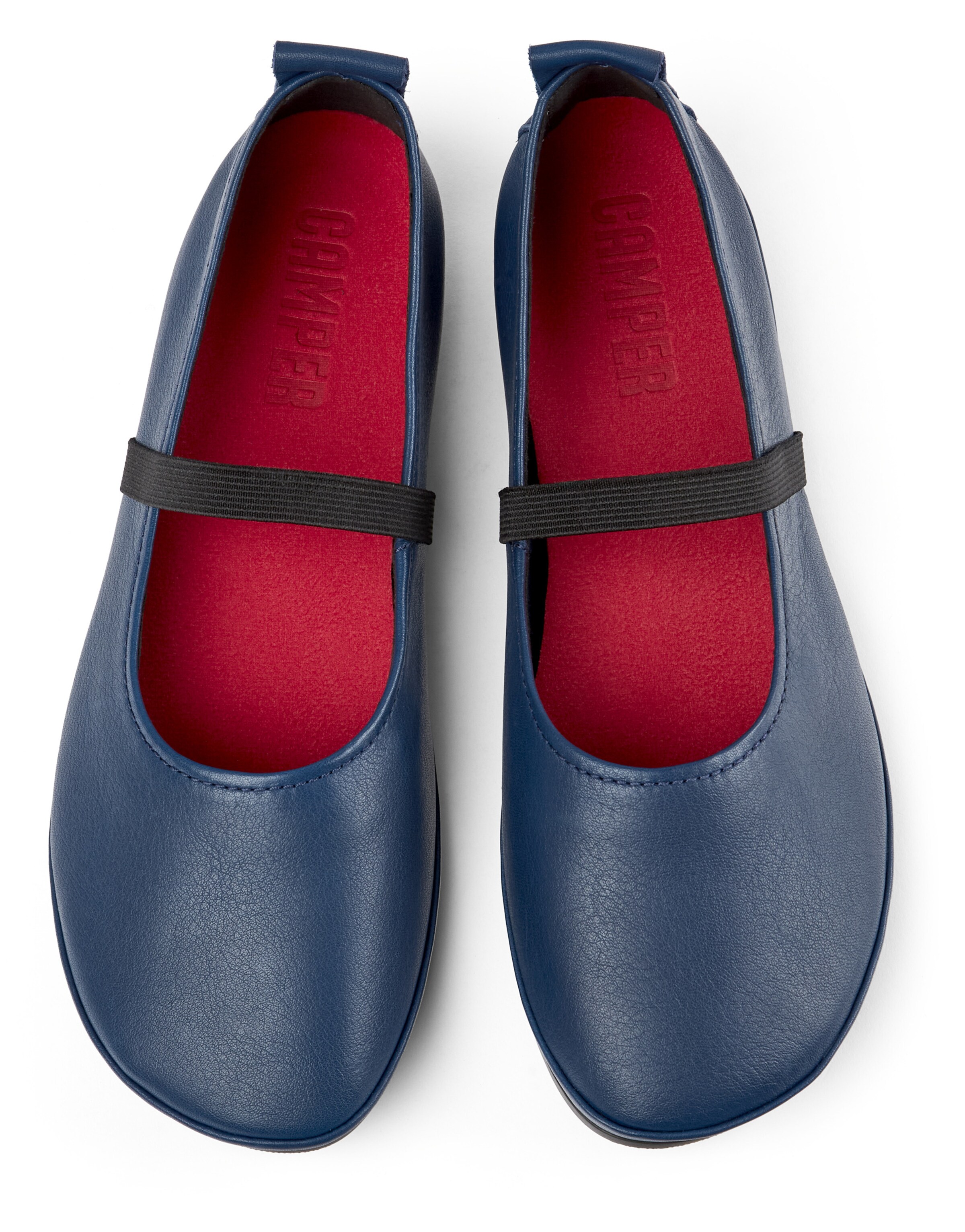 CAMPER Strap ballerina 'Right Nina' in Blue