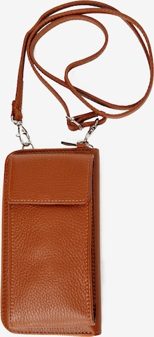 Emma & Kelly Crossbody Bag in Brown: front