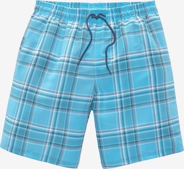 H.I.S Board Shorts in Blue: front