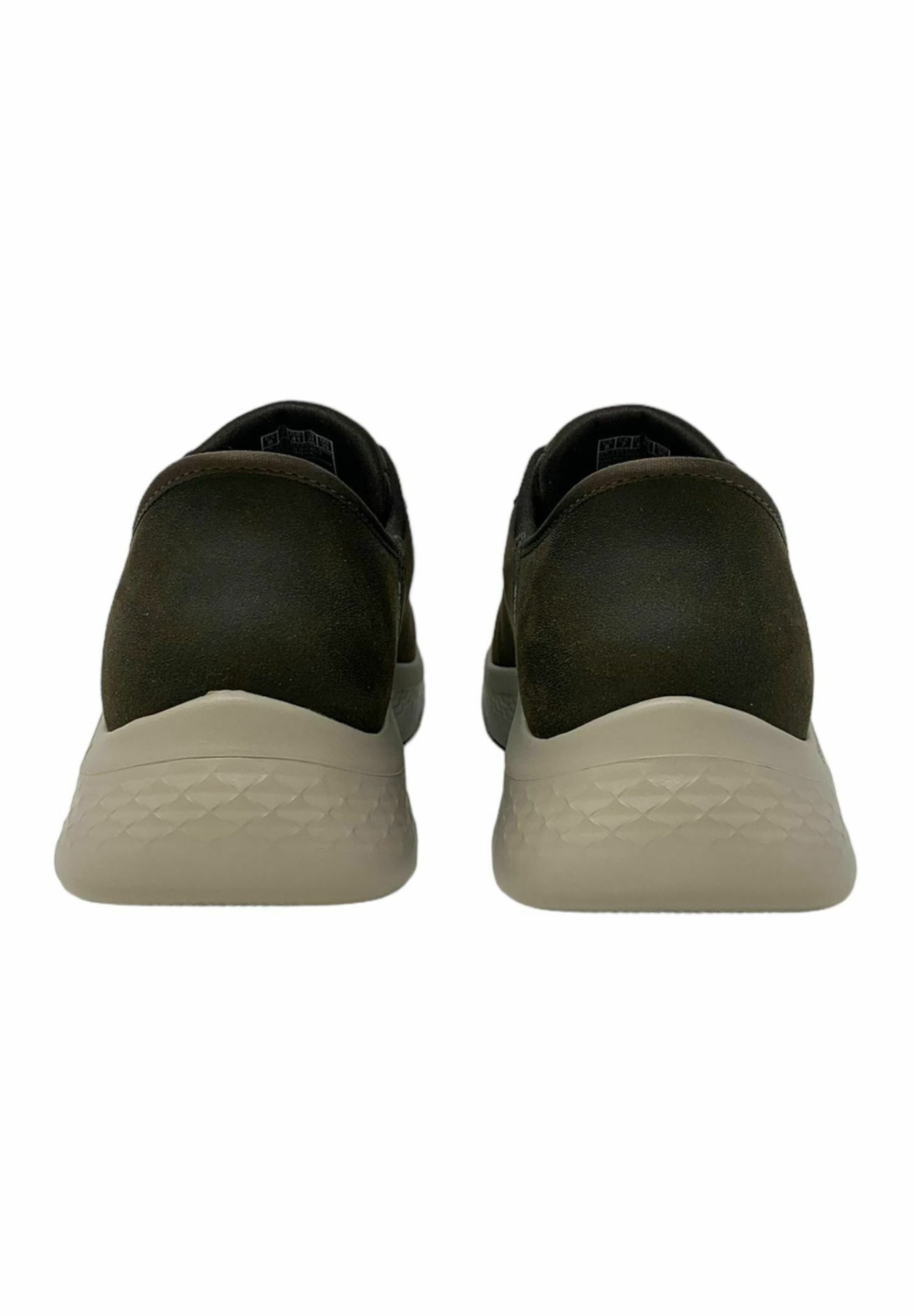 SKECHERS Matalavartiset tennarit 'GO WALK FLEX - SMOOTH MOTION' värissä ruskea