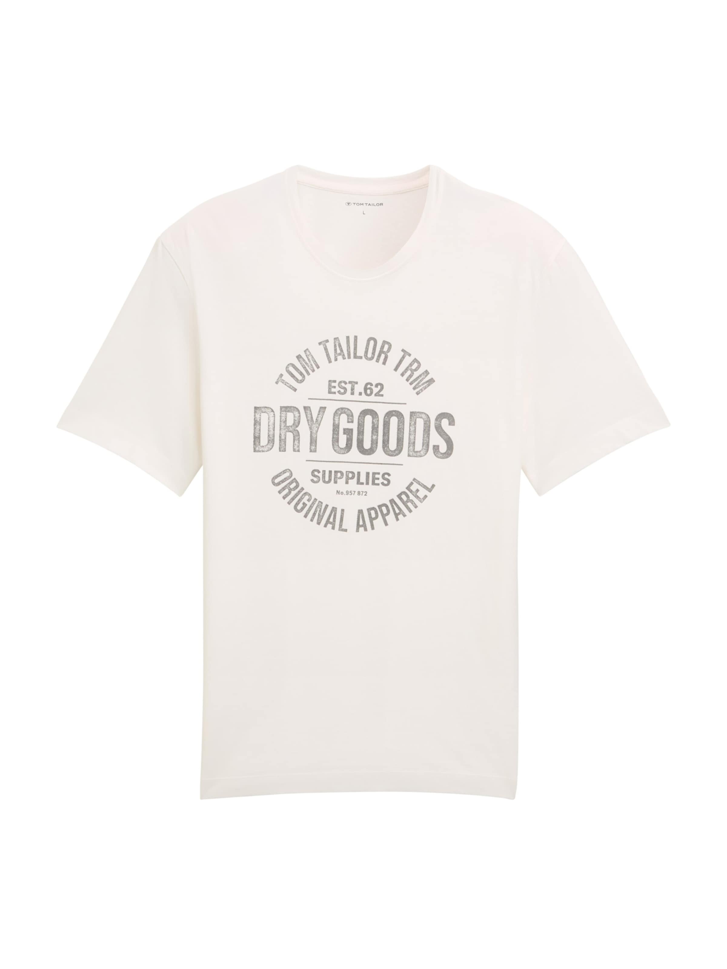 TOM TAILOR Shirt in White: front