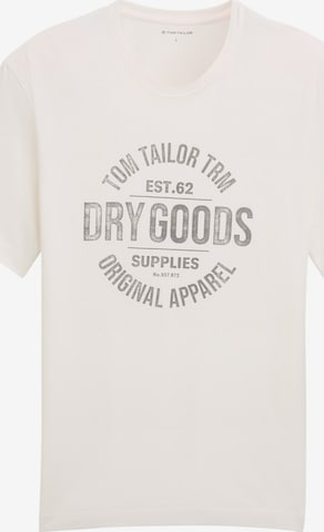 TOM TAILOR Shirt in White: front