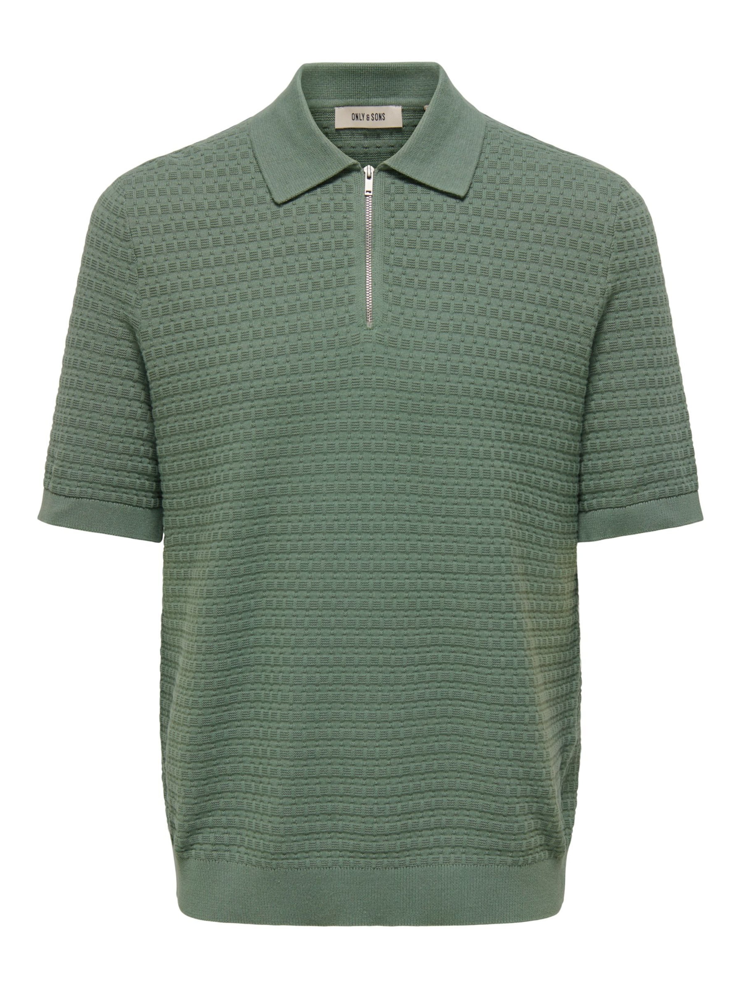 Only & Sons Sweater 'ONSMENU' in Green: front