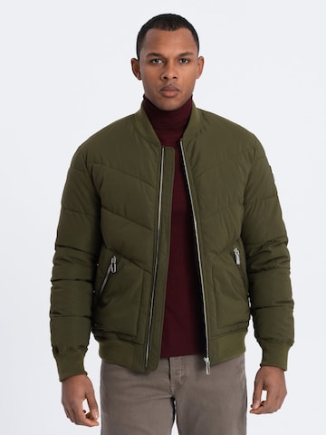 Ombre Tussenjas 'OM-JALP-0143' in Groen: voorkant