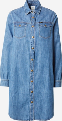 Lee Платье-рубашка в Синий: спереди