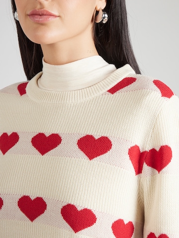 ONLY Пуловер 'ONLELYNA' в бежово