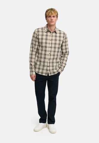 Kronstadt Regular fit Zakelijk overhemd 'Kiefer' in Beige