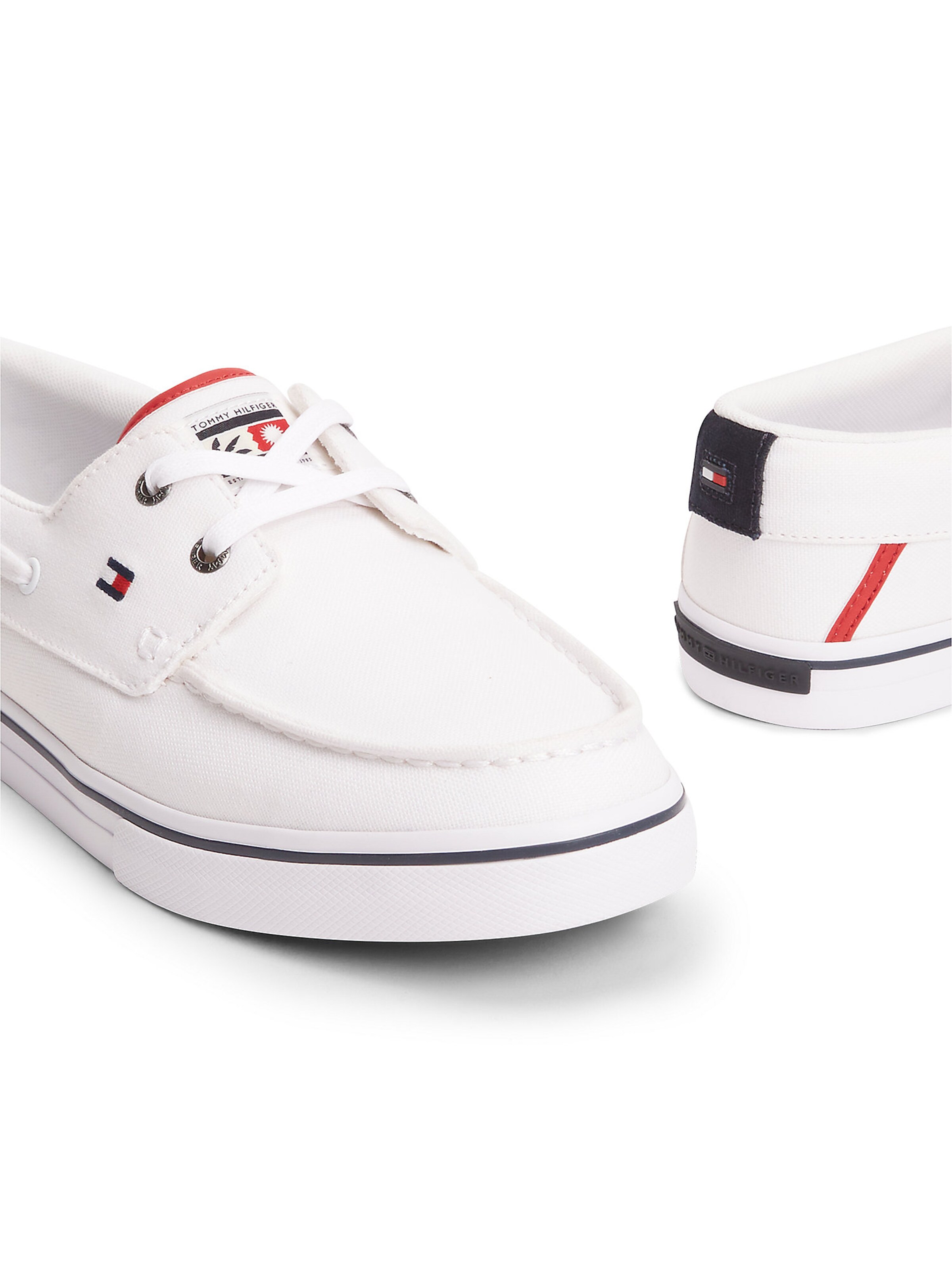 TOMMY HILFIGER Mokassin in Weiß