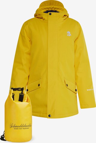 Schmuddelwedda Performance Jacket 'Artic' in Yellow: front