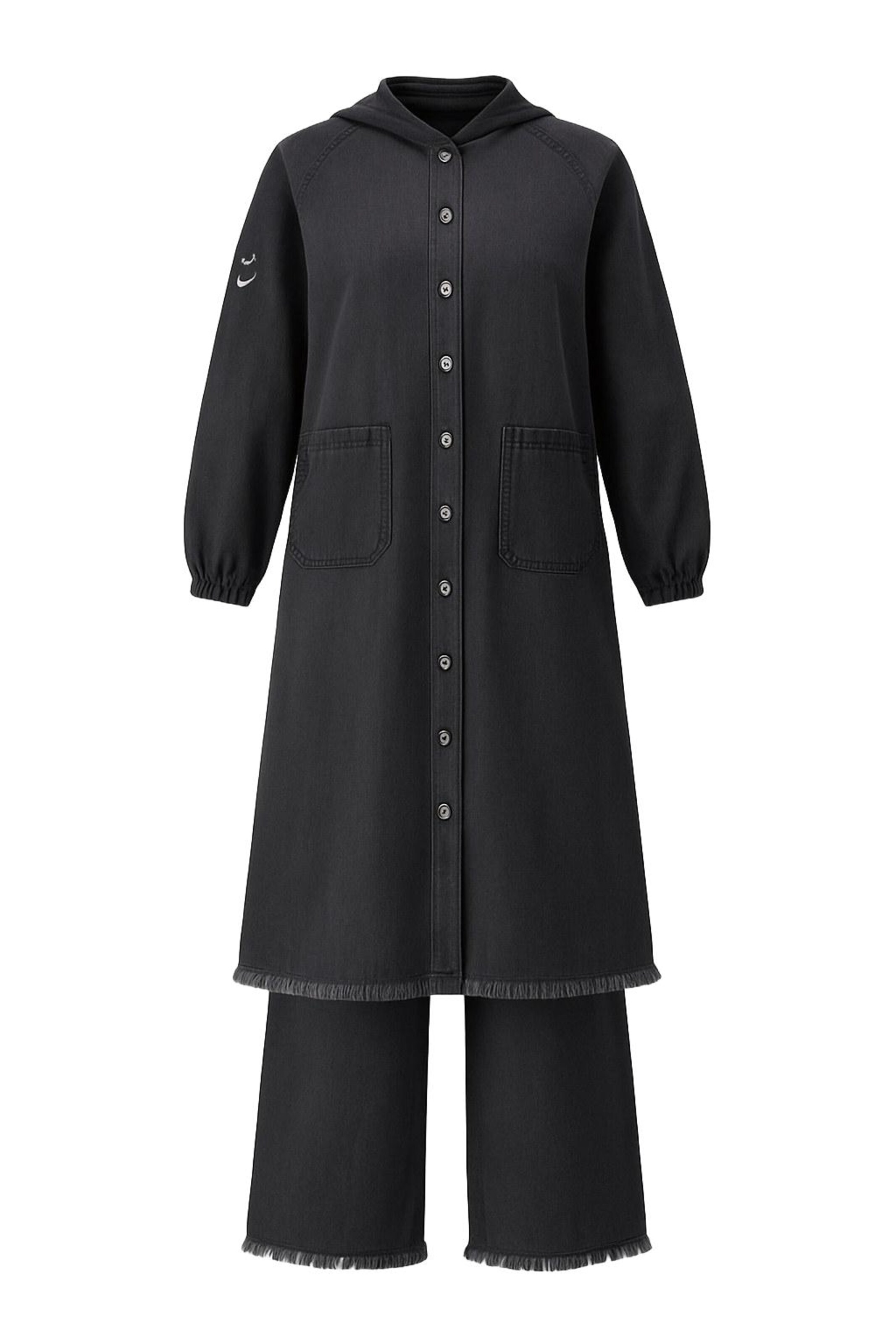 MODAMIHRAM Pantsuit in Black: front