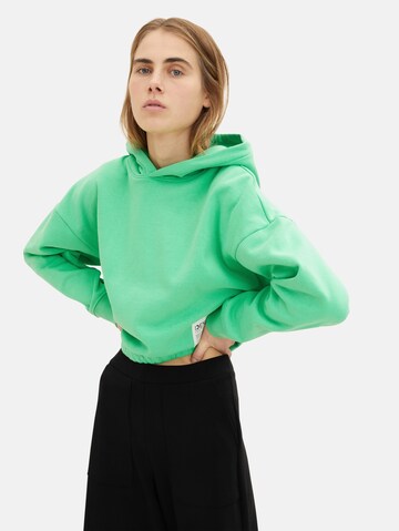 TOM TAILOR DENIM Sweatshirt in Green