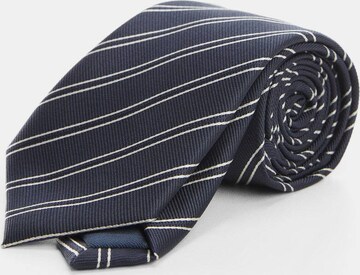 MANGO MAN Krawatte 'Stripe7' in Blau