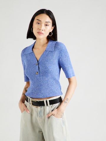 Blanche - Pullover em azul: frente