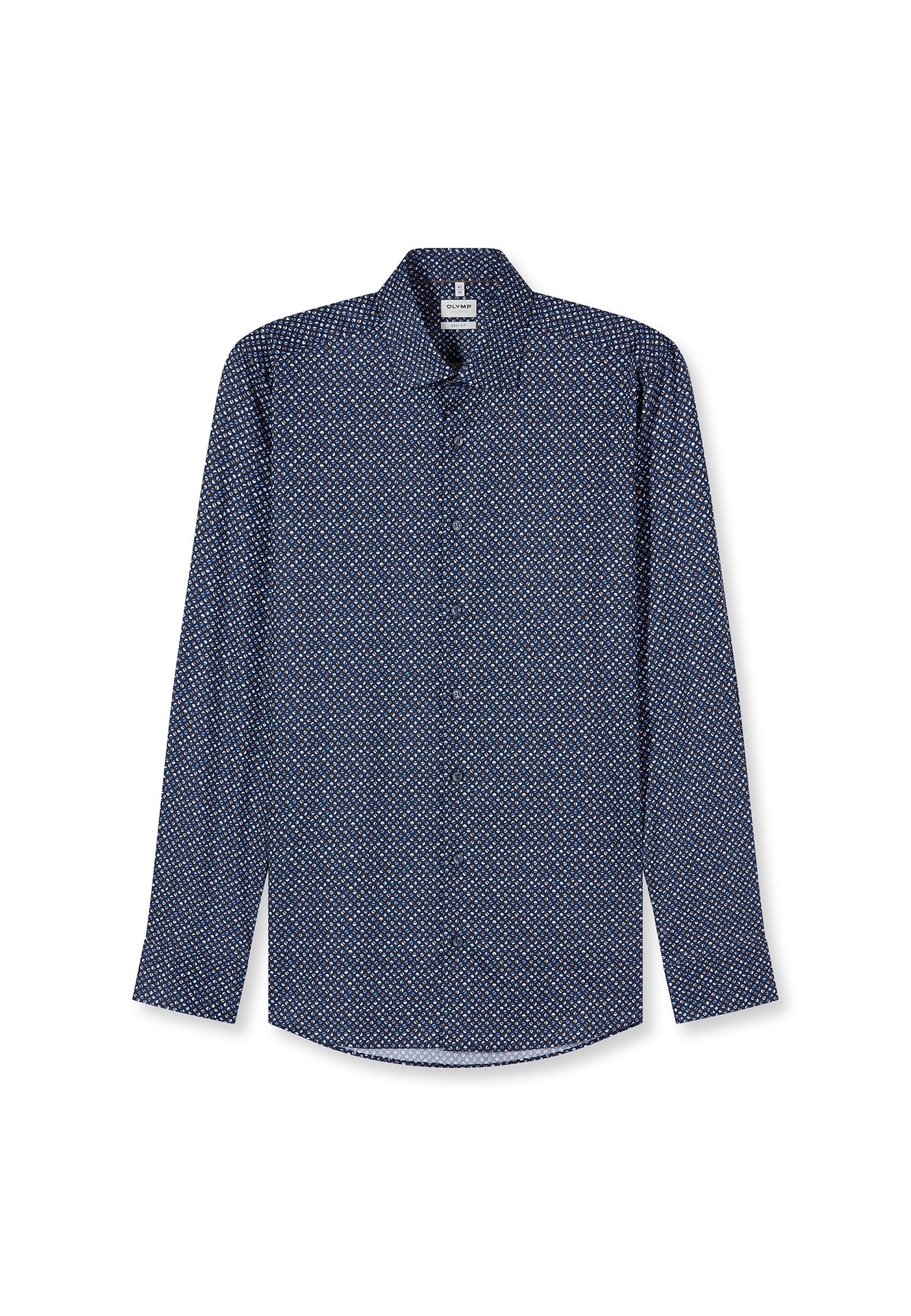 OLYMP Business Shirt in Blue: front