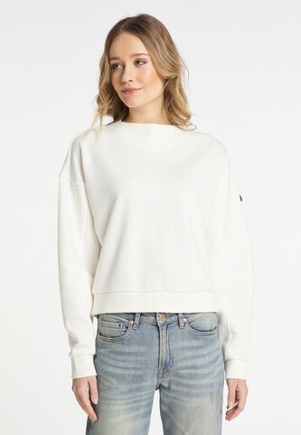 DreiMaster Vintage Sweatshirt in Wit: voorkant